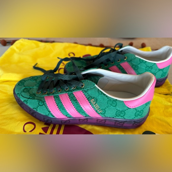 Adidas x Gucci Limited Edition Gazelles - Picture 6 of 9